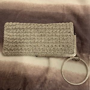 Grey wristlet